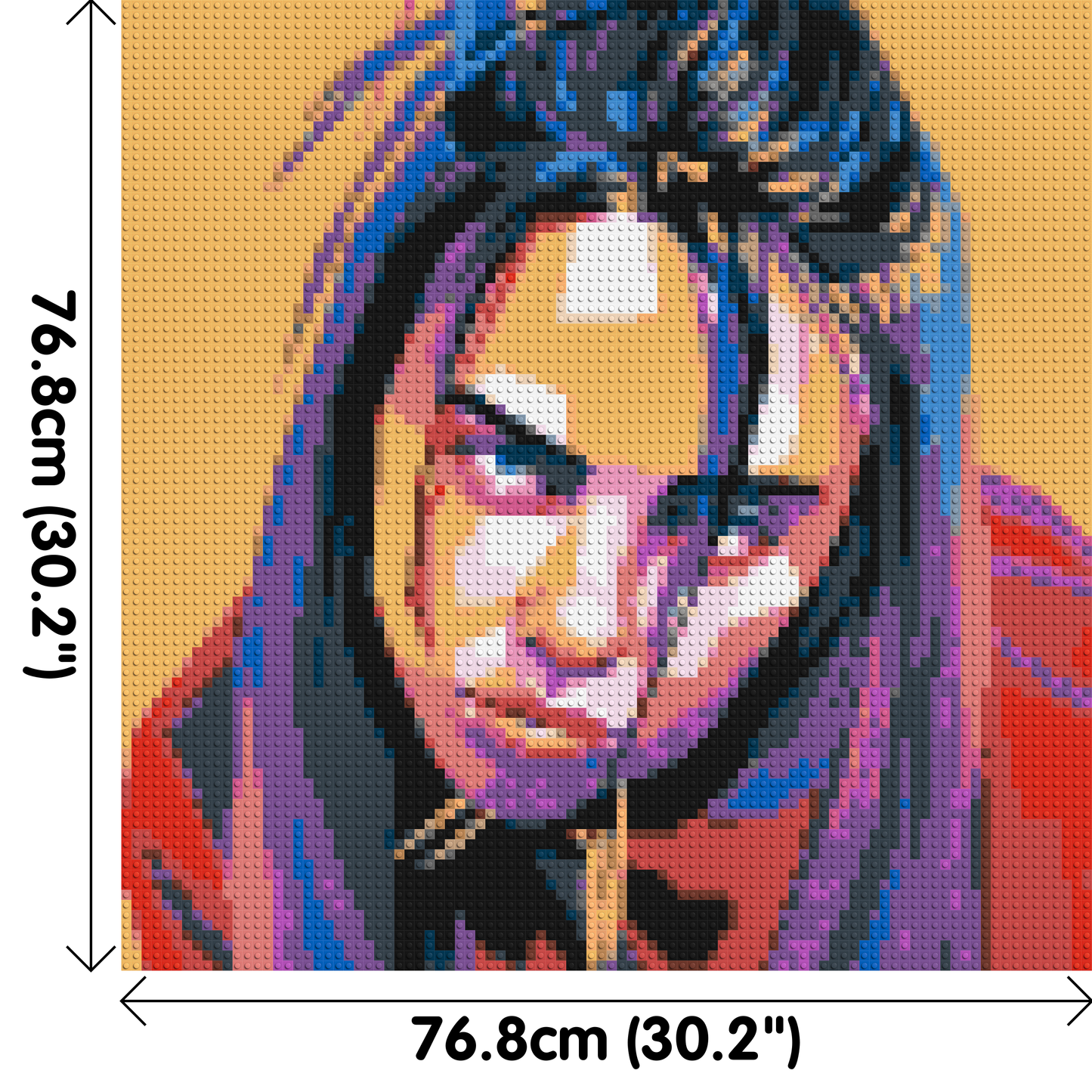 Billie Eilish - Brick Art Mosaic Kit 4x4 large