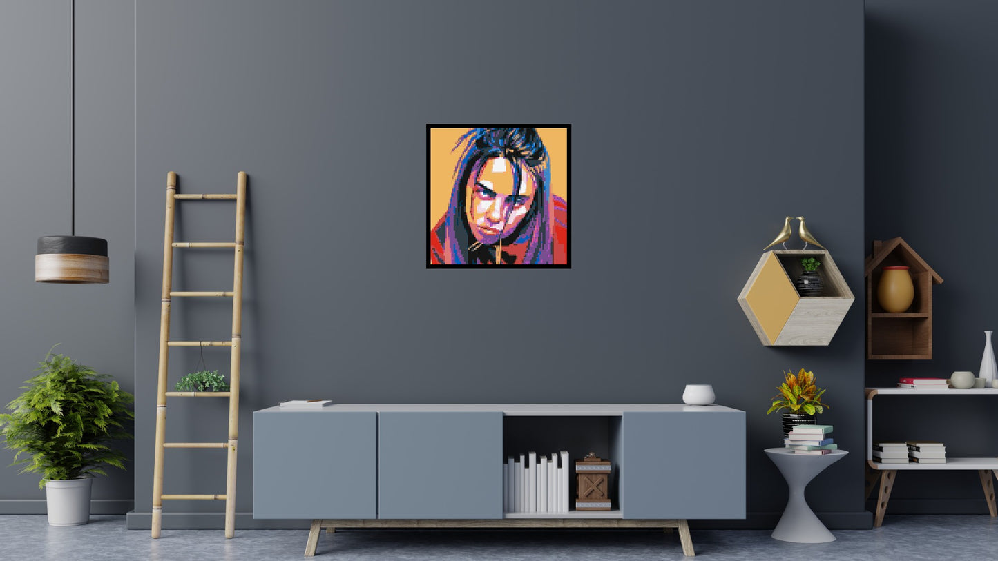 Billie Eilish - Brick Art Mosaic Kit 4x4 large