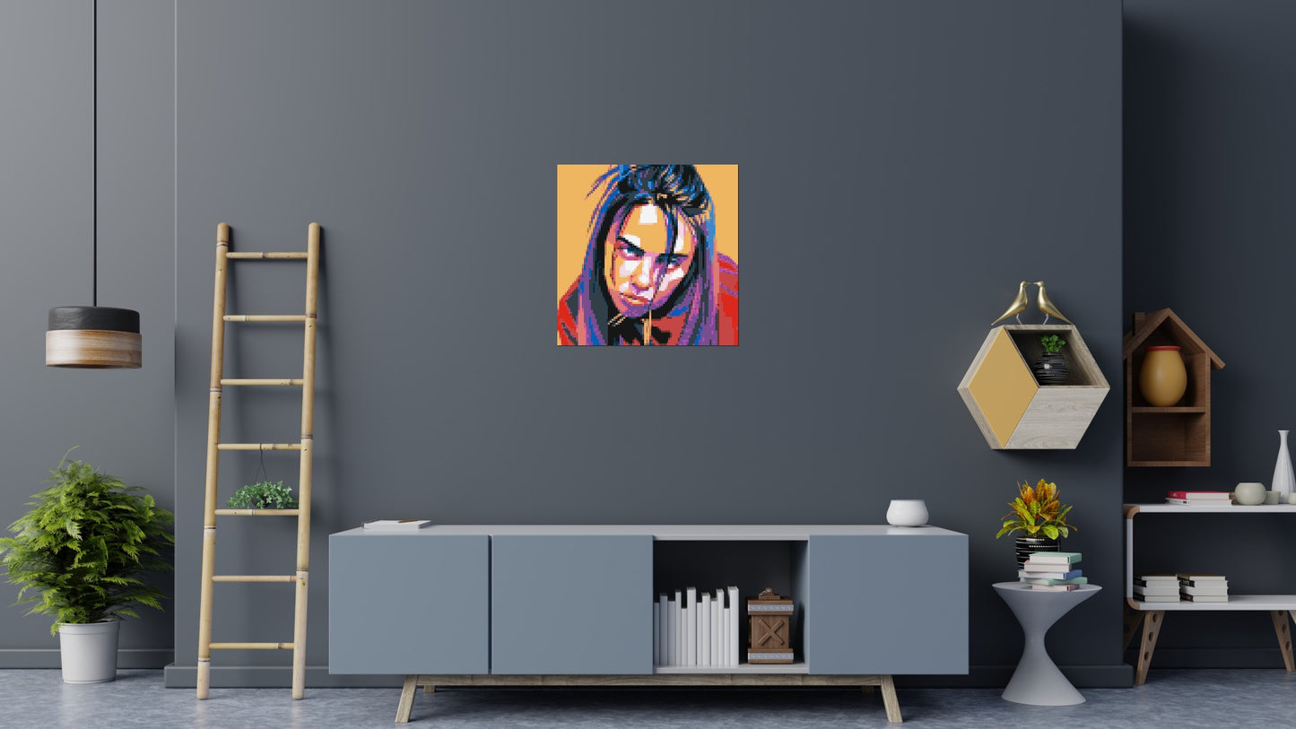 Billie Eilish - Brick Art Mosaic Kit 4x4 large