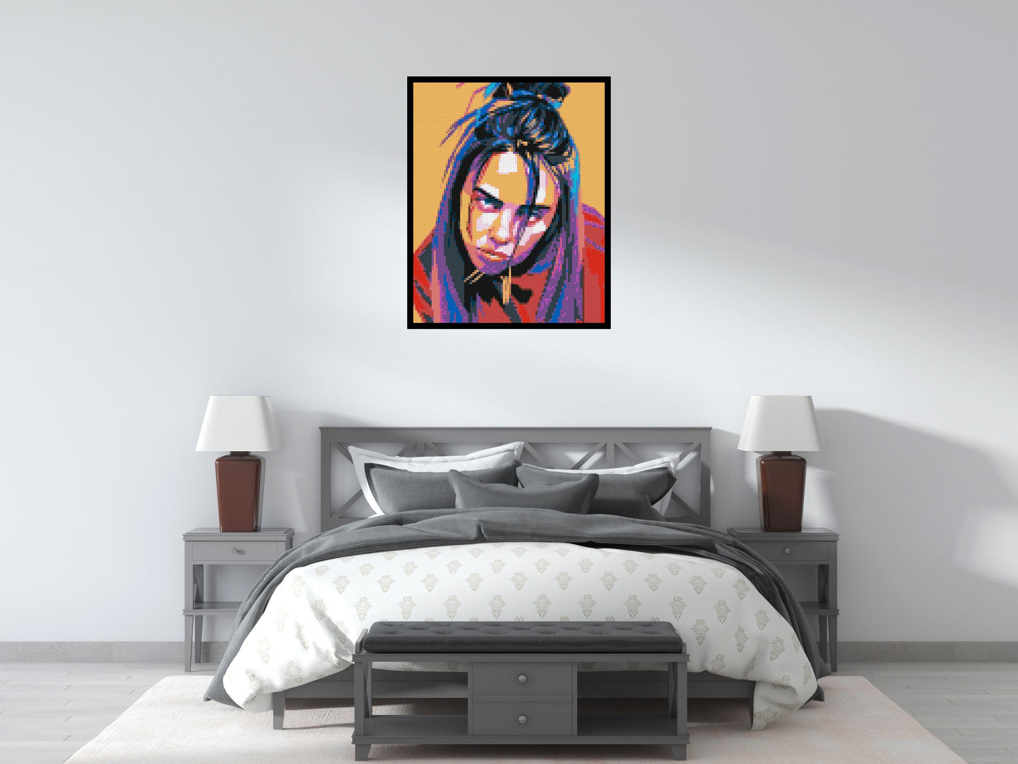 Billie Eilish - Brick Art Mosaic Kit 4x5 large