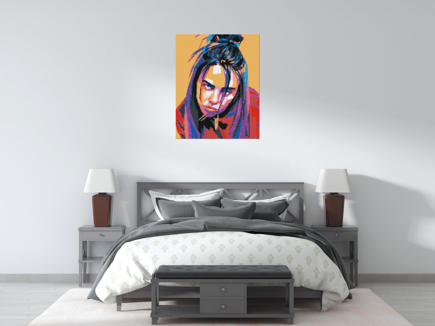 Billie Eilish - Brick Art Mosaic Kit 4x5 large