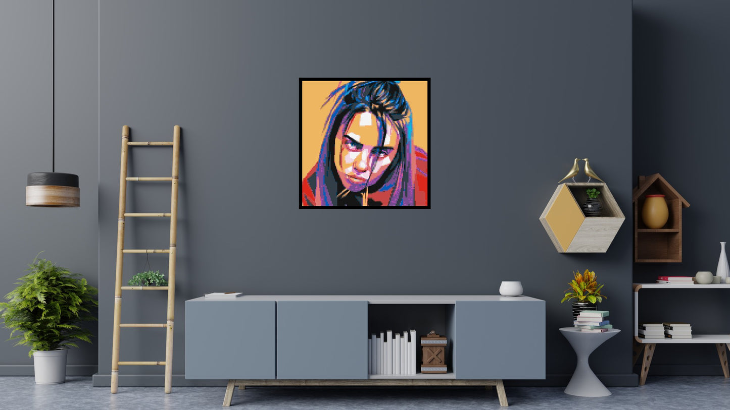 Billie Eilish - Brick Art Mosaic Kit 5x5 large