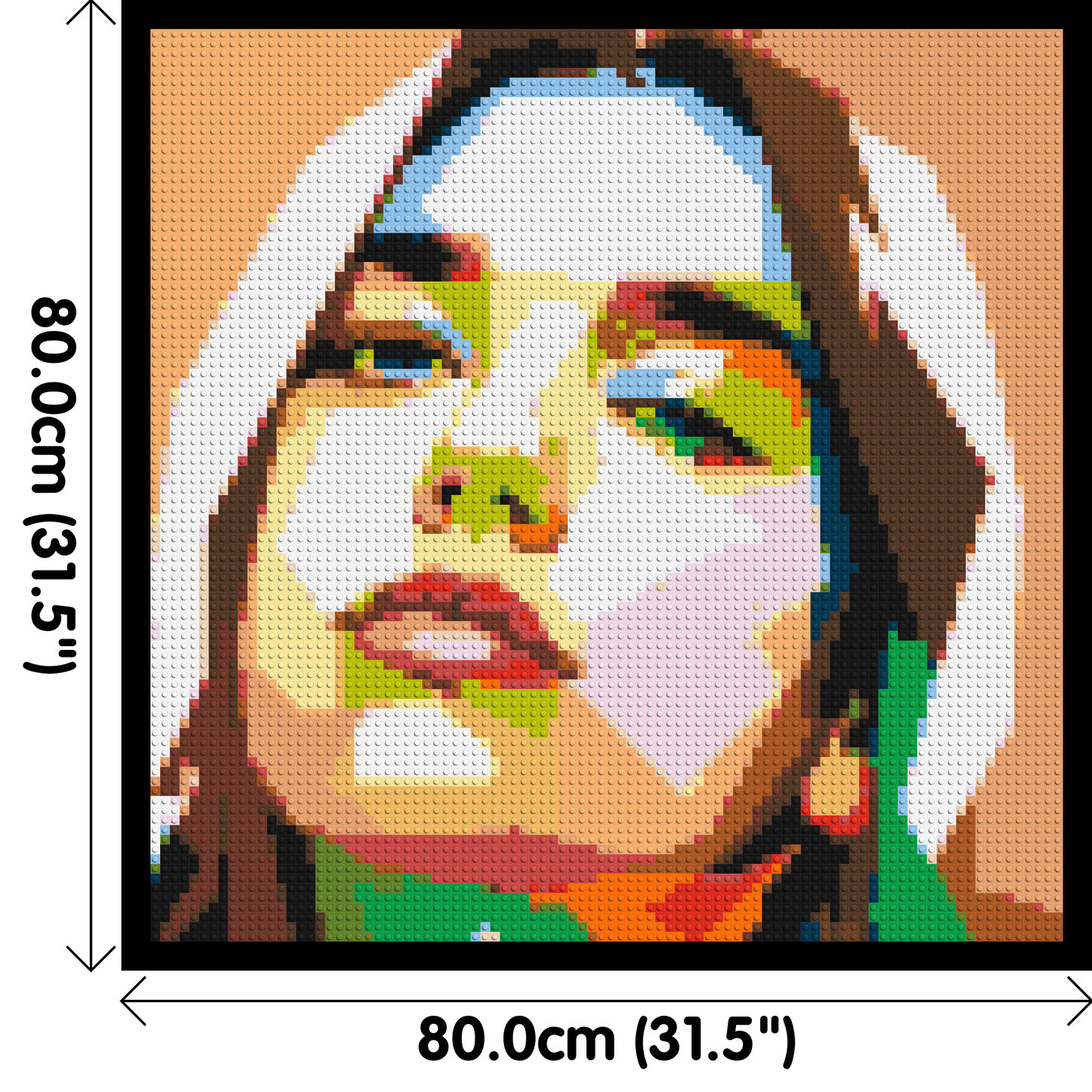 Dua Lipa #2 - Brick Art Mosaic Kit 4x4 large