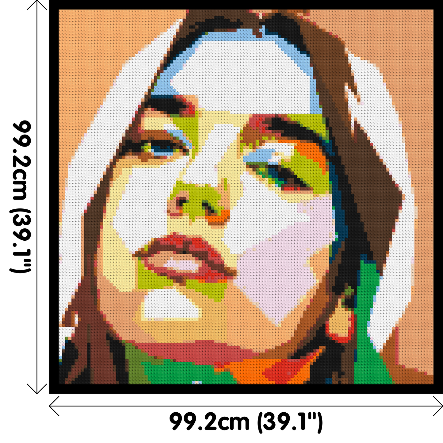 Dua Lipa #2 - Brick Art Mosaic Kit 5x5 large