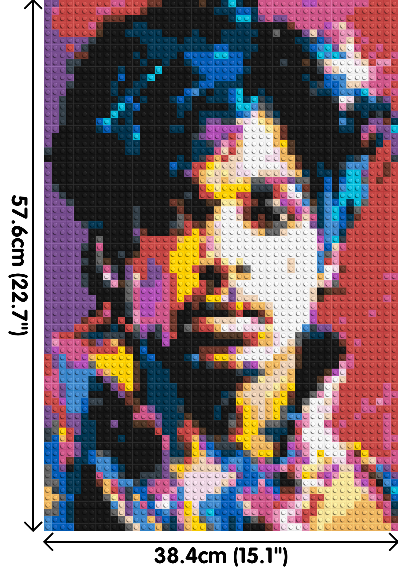 Prince - Brick Art Mosaic Kit 2x3 large