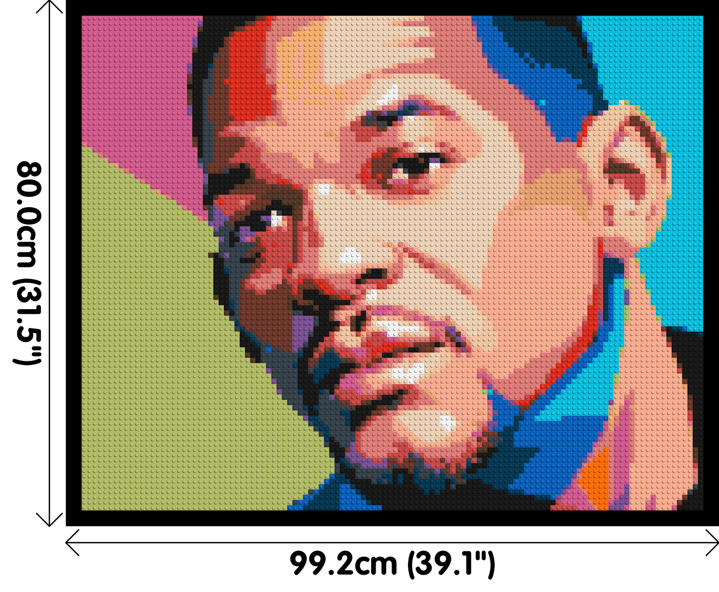 Will Smith - Brick Art Mosaic Kit 5x4 large