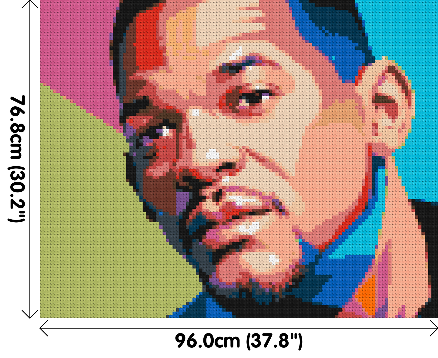 Will Smith - Brick Art Mosaic Kit 5x4 large