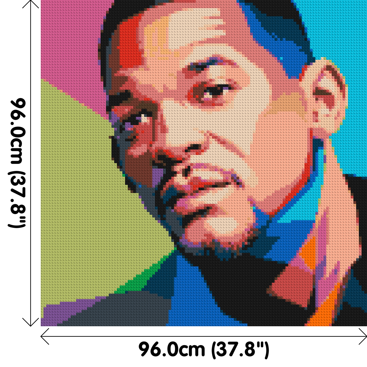 Will Smith - Brick Art Mosaic Kit 5x5 large