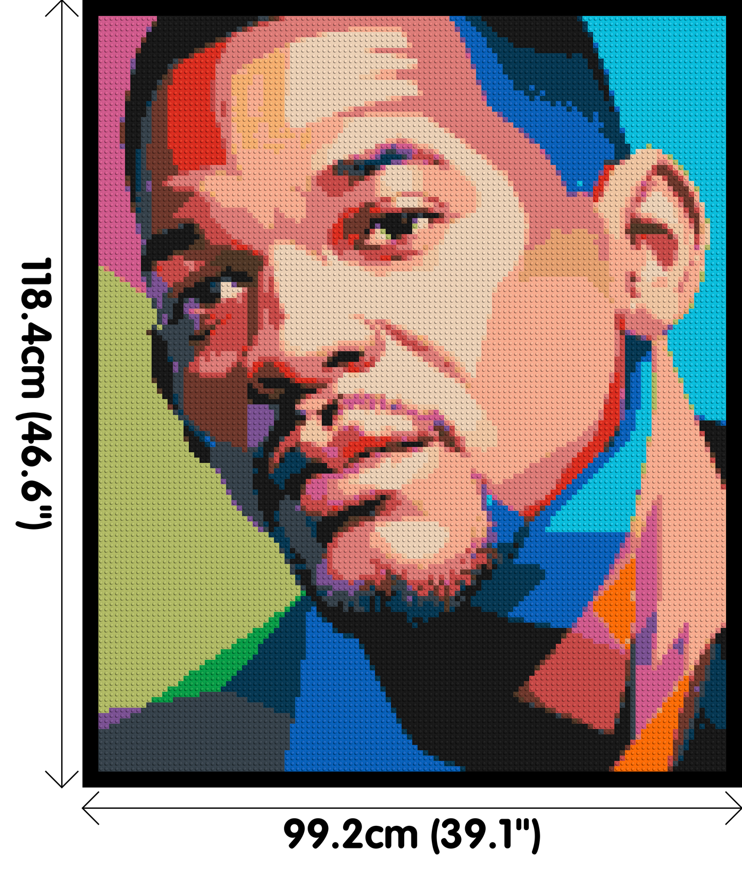 Will Smith - Brick Art Mosaic Kit 5x6 large