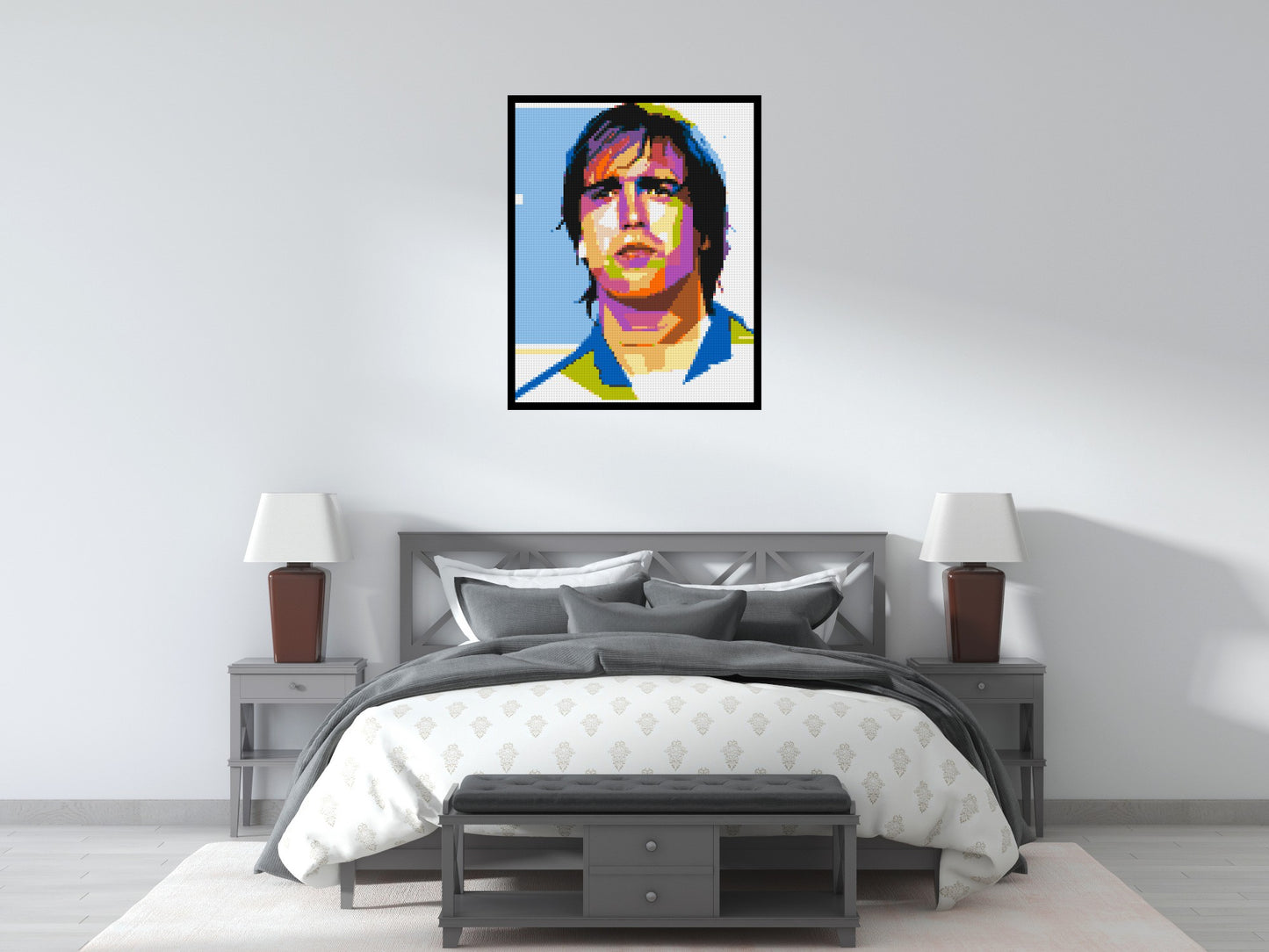 Gabriel Batistuta - Brick Art Mosaic Kit 4x5 large