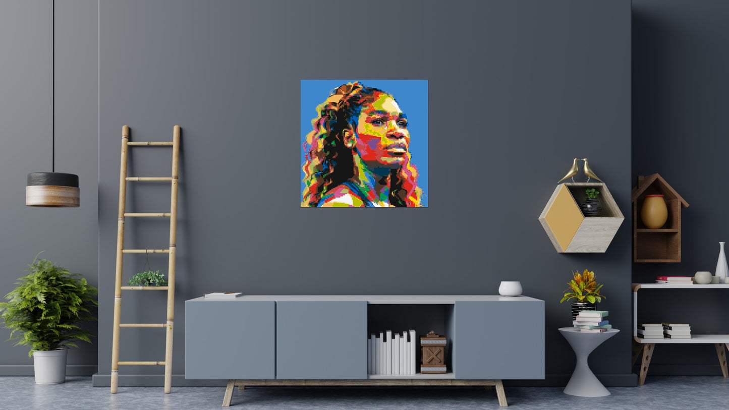 Serena Williams - Brick Art Mosaic Kit 5x5 large