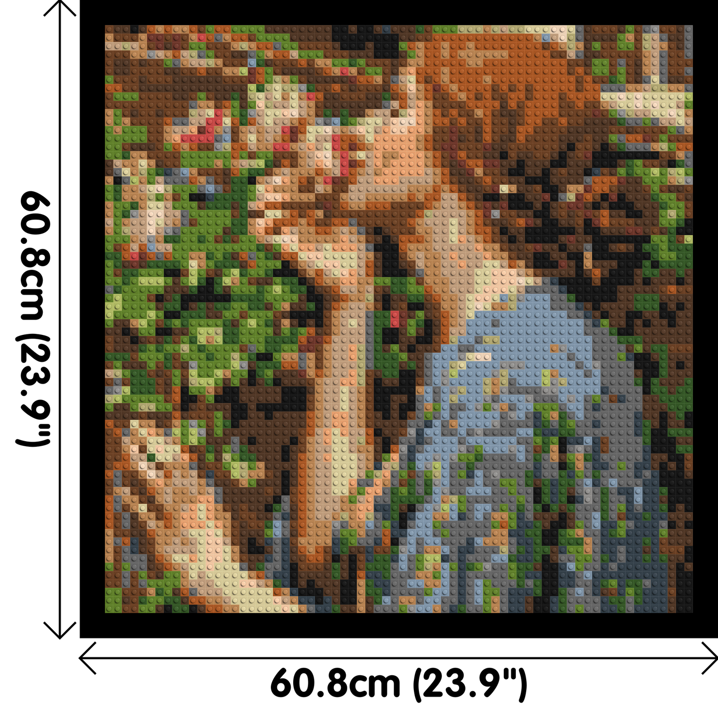 The Soul of The Rose by J. W. Waterhouse - Brick Art Mosaic Kit 3x3 large