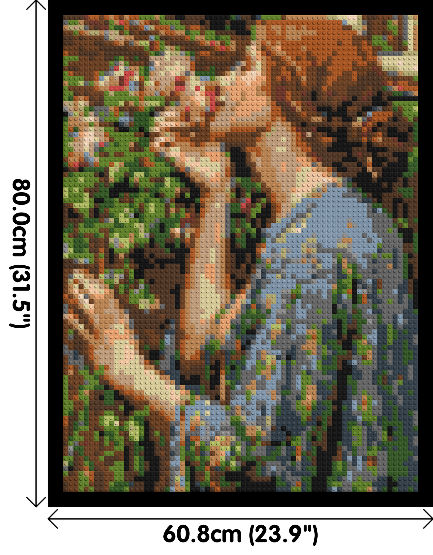 The Soul of The Rose by J. W. Waterhouse - Brick Art Mosaic Kit 3x4 large