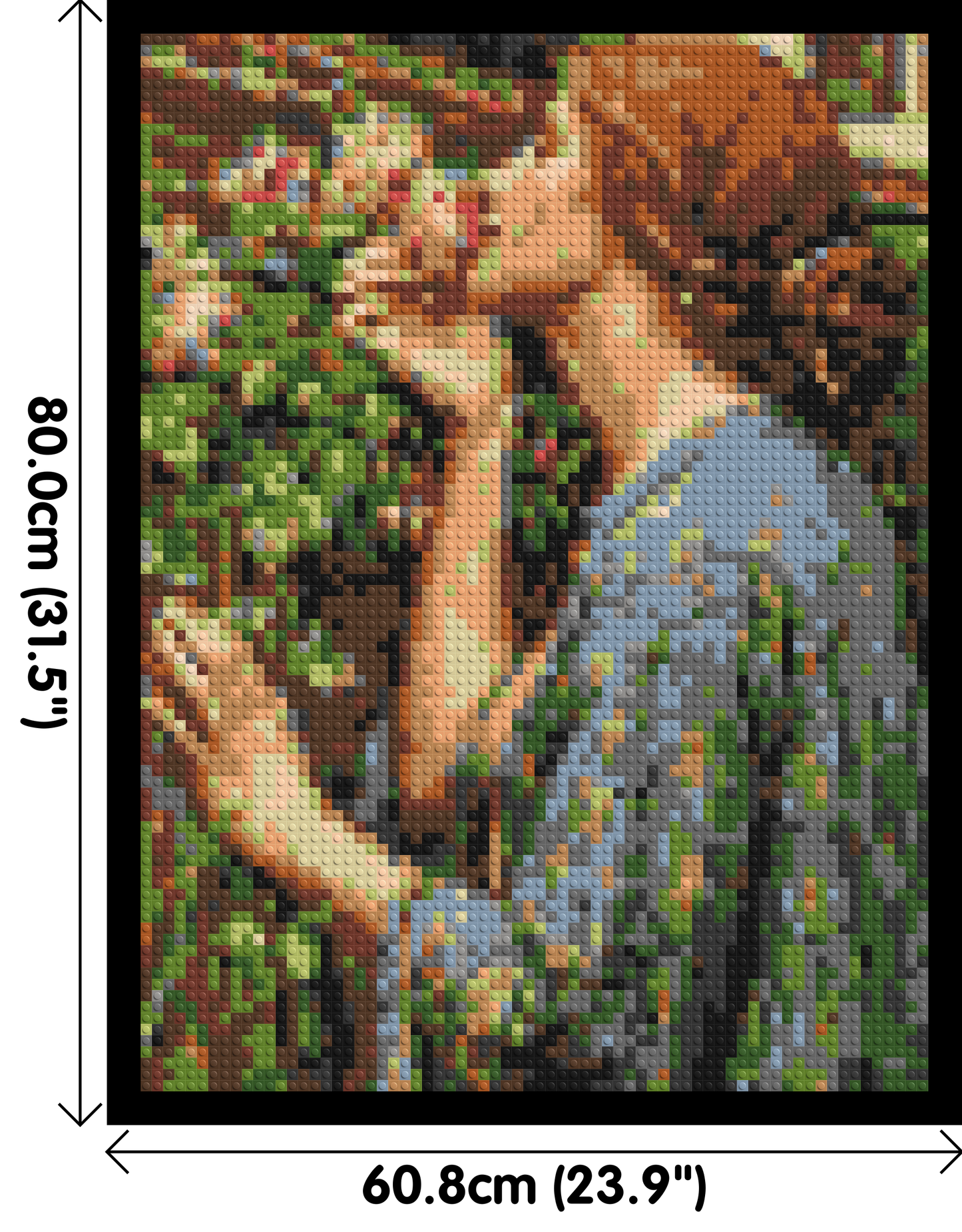 The Soul of The Rose by J. W. Waterhouse - Brick Art Mosaic Kit 3x4 large