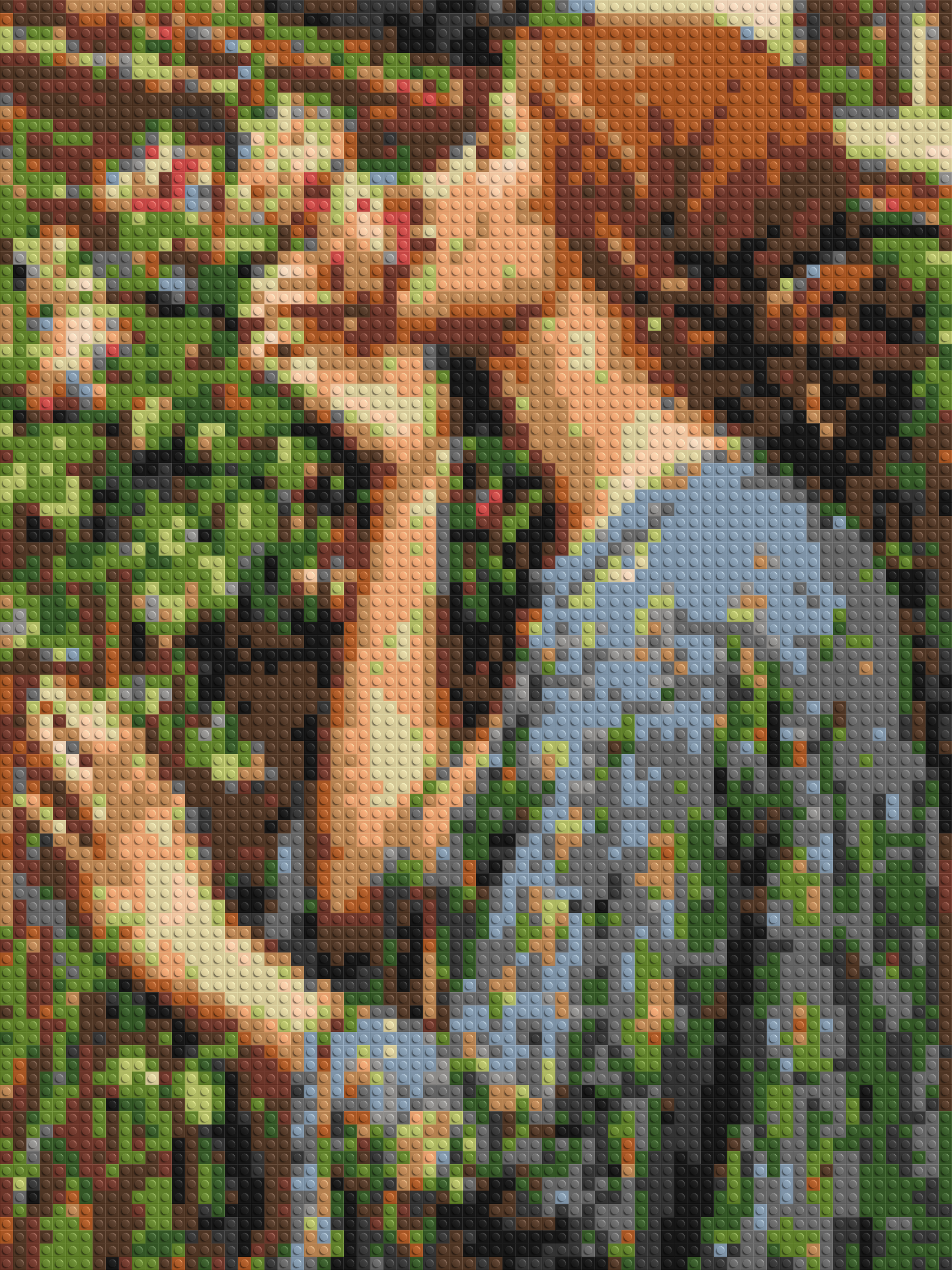 The Soul of The Rose by J. W. Waterhouse - Brick Art Mosaic Kit 3x4 large