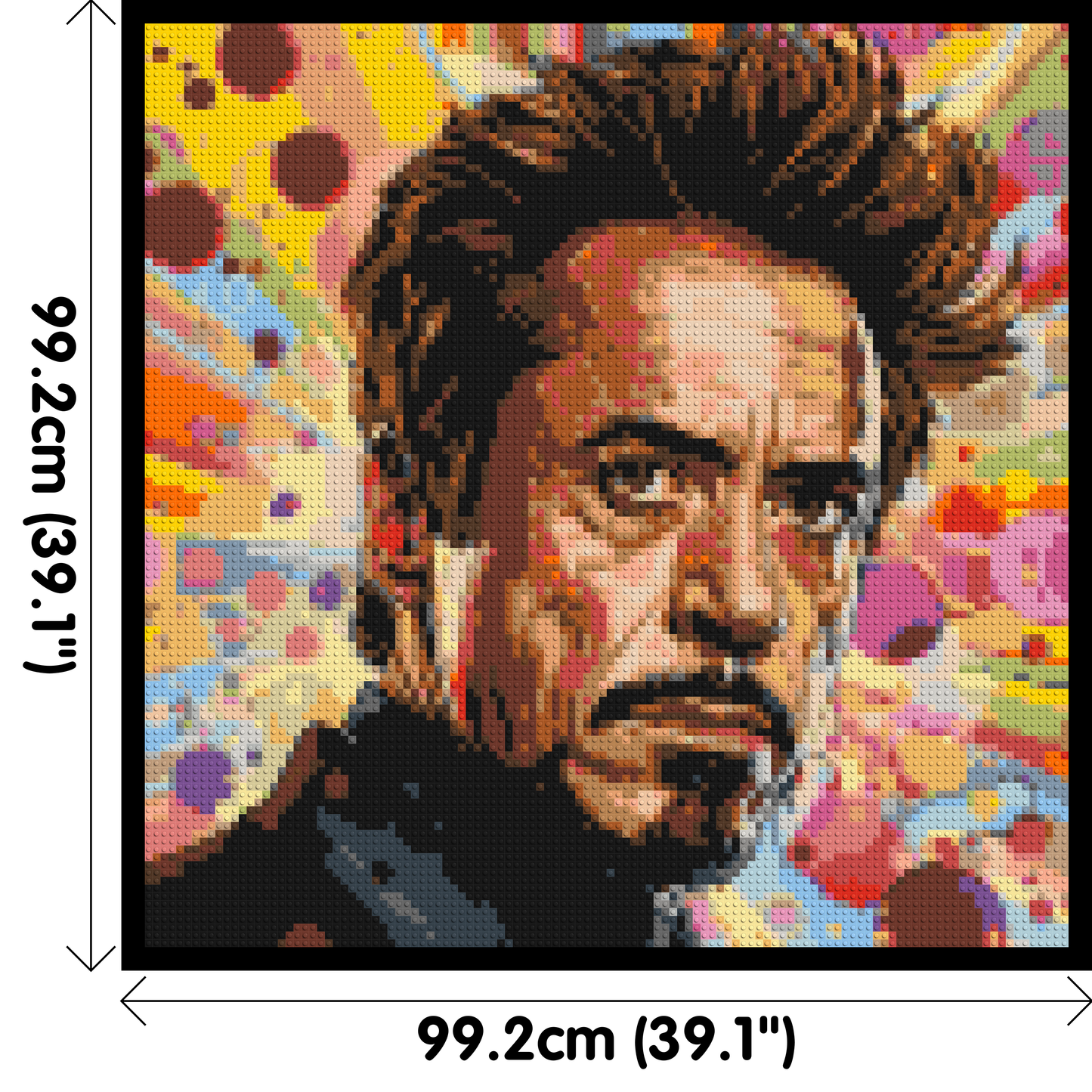 Robert Downey Jr. - Brick Art Mosaic Kit 5x5 large