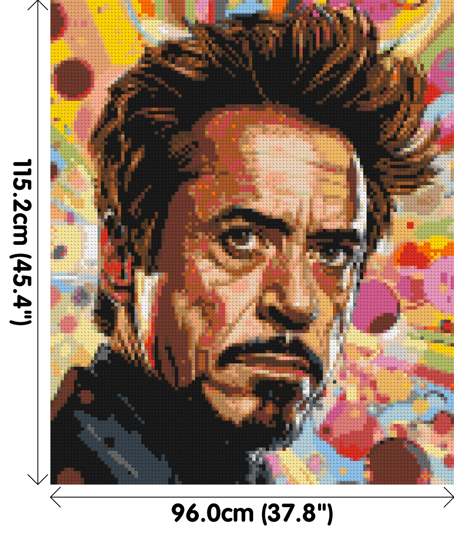 Robert Downey Jr. - Brick Art Mosaic Kit 5x6 large