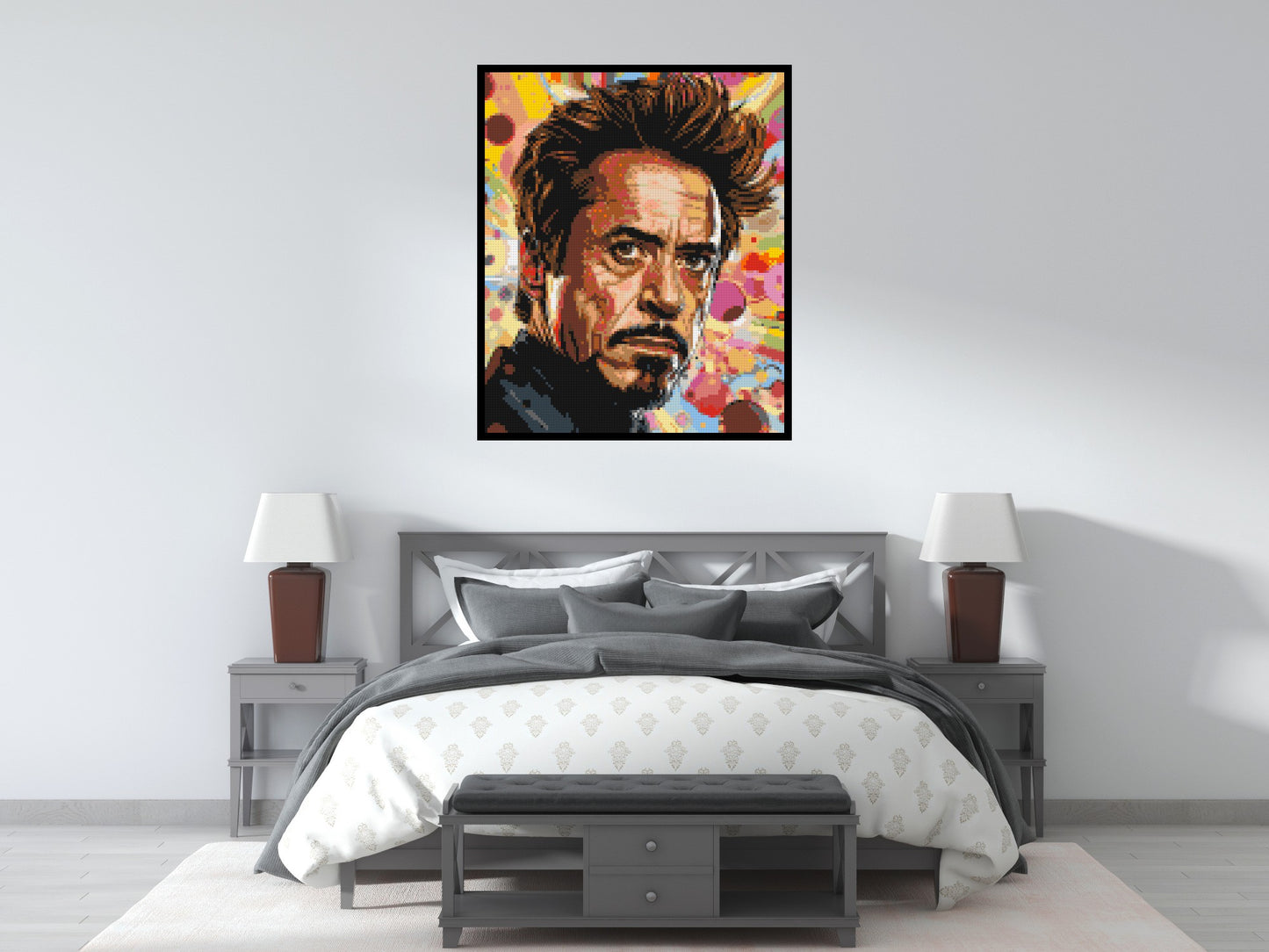 Robert Downey Jr. - Brick Art Mosaic Kit 5x6 large