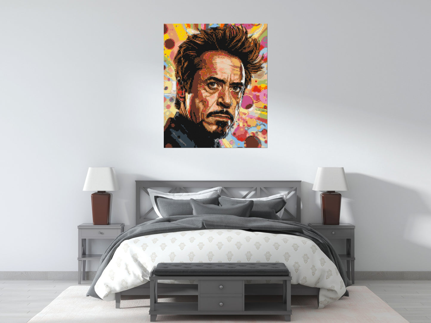 Robert Downey Jr. - Brick Art Mosaic Kit 5x6 large