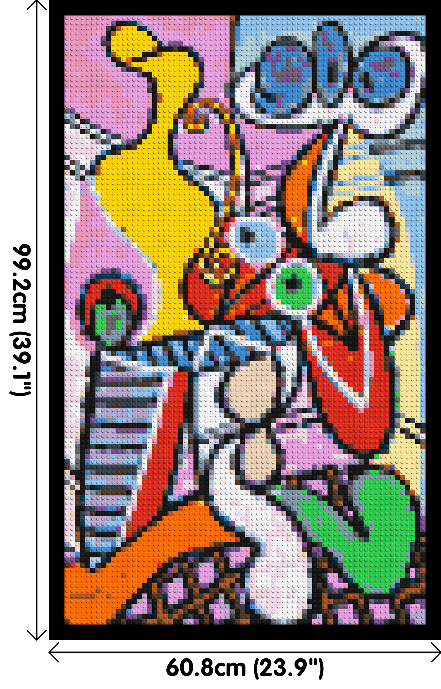 Great Still Life on a Pedestal by Pablo Picasso - Brick Art Mosaic Kit 3x5 large