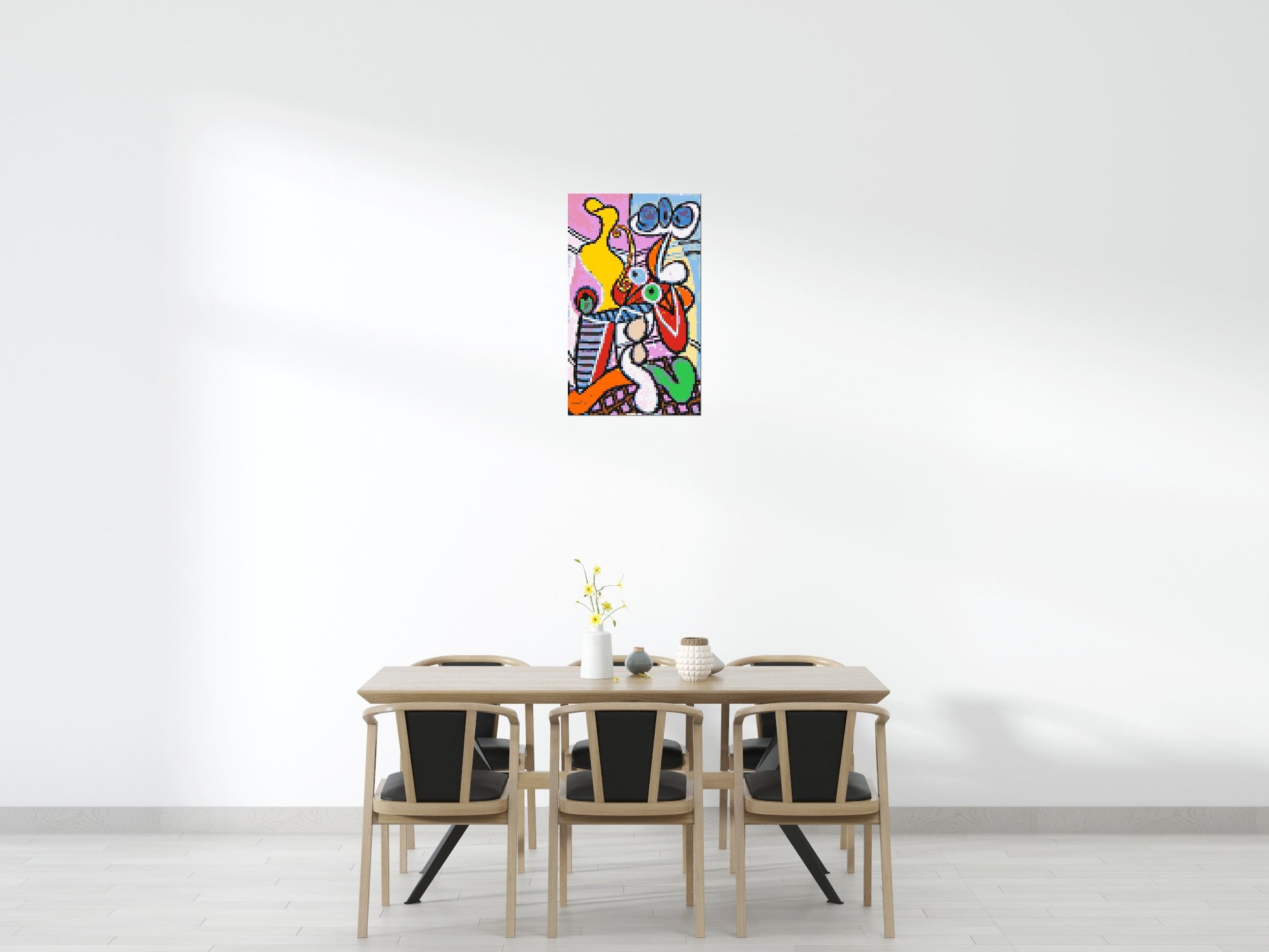 Great Still Life on a Pedestal by Pablo Picasso - Brick Art Mosaic Kit 3x5 scene