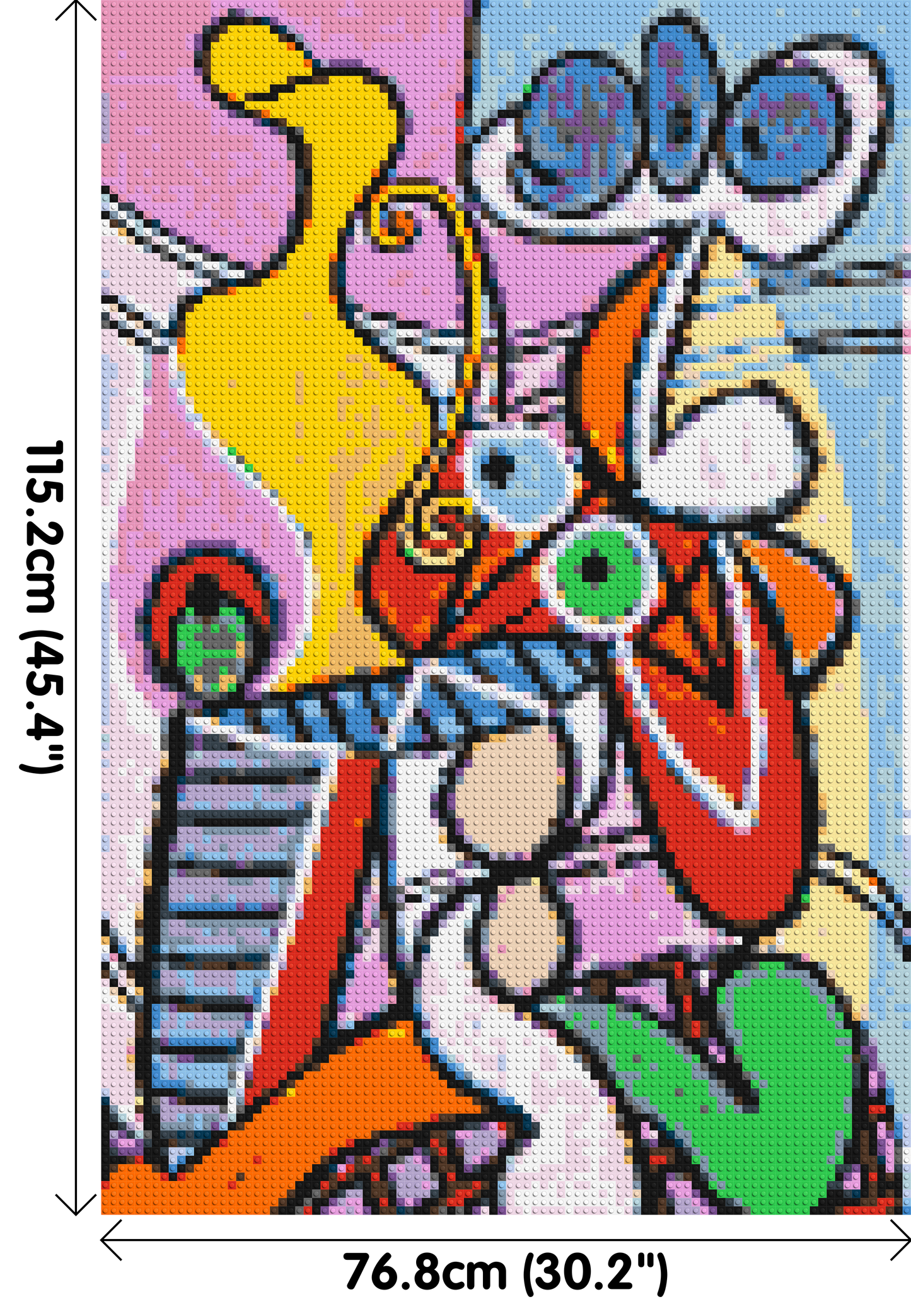 Great Still Life on a Pedestal by Pablo Picasso - Brick Art Mosaic Kit 4x6 large