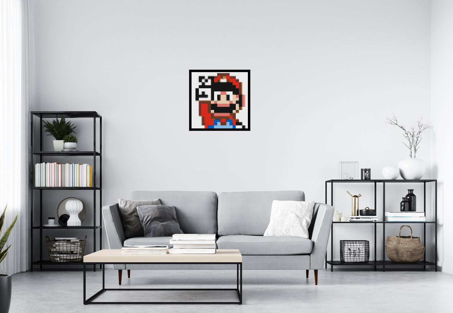 Mario Pixel Art - Brick Art Mosaic Kit 3x3 large