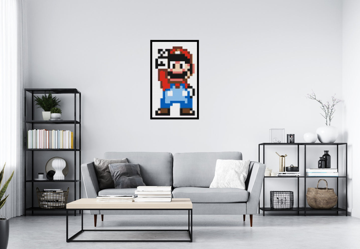 Mario Pixel Art - Brick Art Mosaic Kit 3x5 large