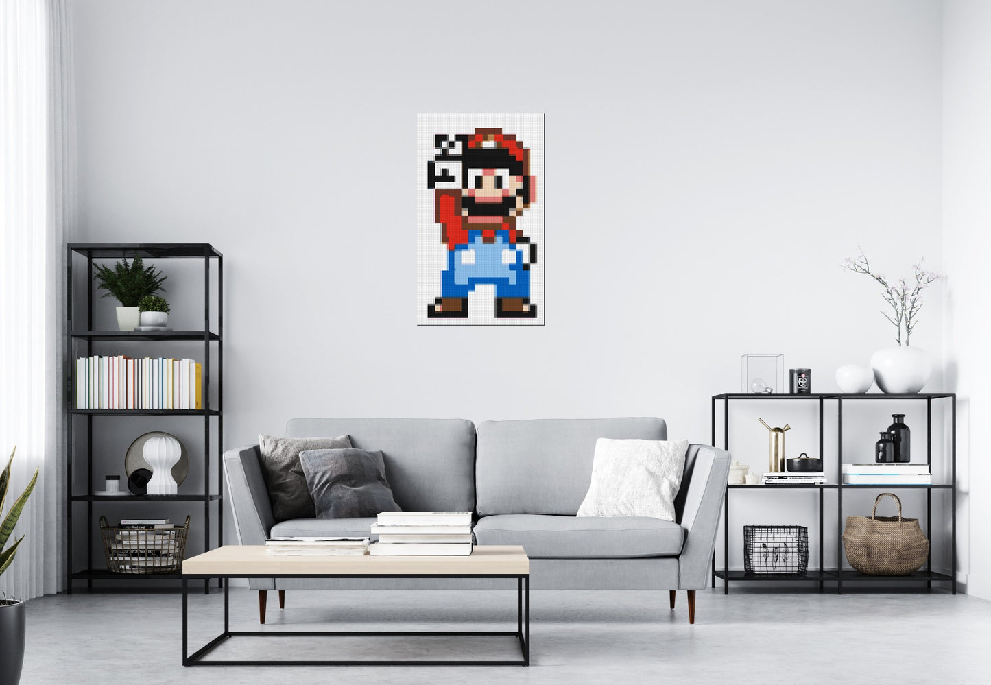 Mario Pixel Art - Brick Art Mosaic Kit 3x5 large