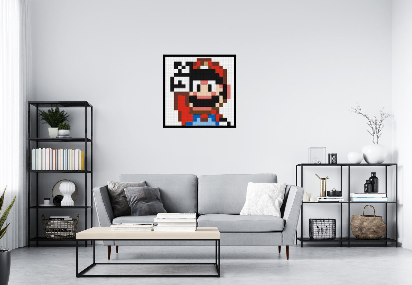 Mario Pixel Art - Brick Art Mosaic Kit 4x4 large