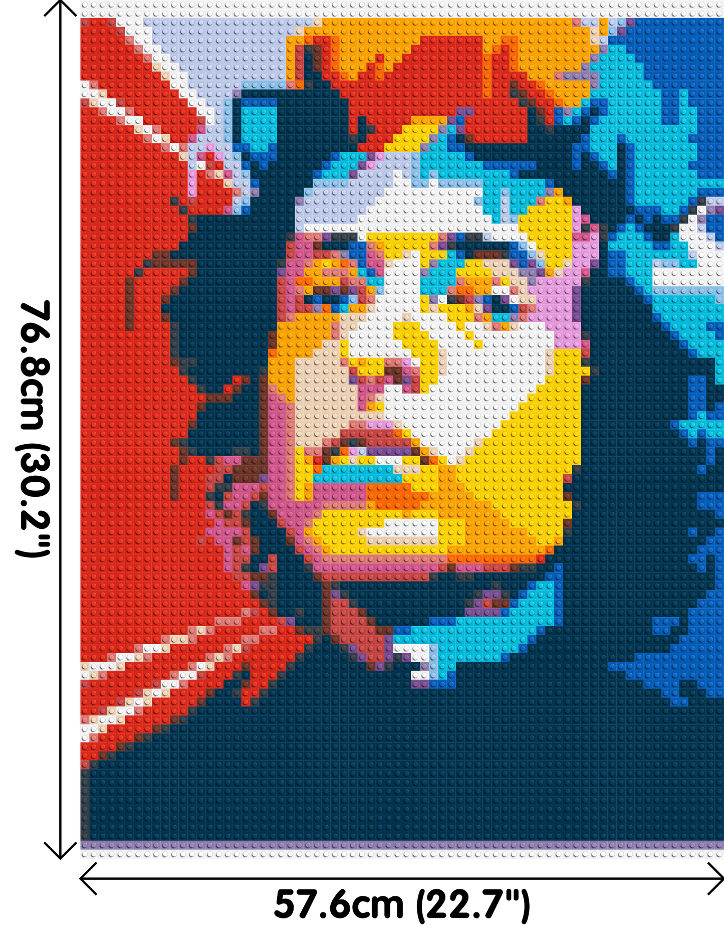 Bob Dylan - Brick Art Mosaic Kit 3x4 large