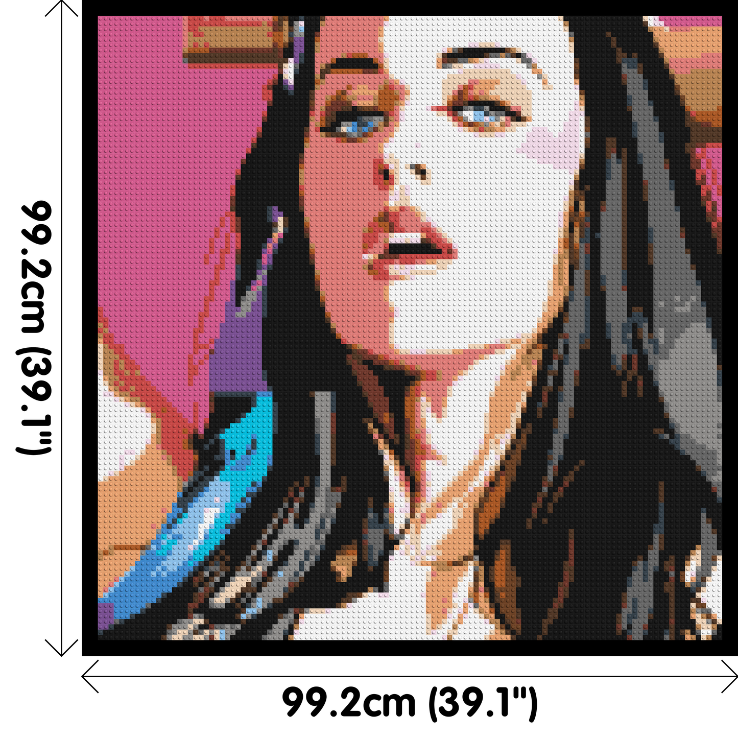 Katy Perry #2 - Brick Art Mosaic Kit 5x5 large