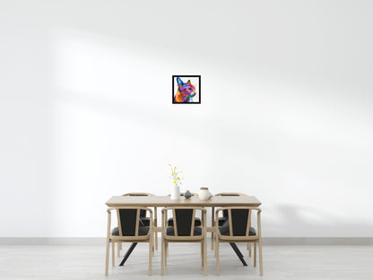 Cat #1 Colourful Pop Art - Brick Art Mosaic Kit 2x2 large