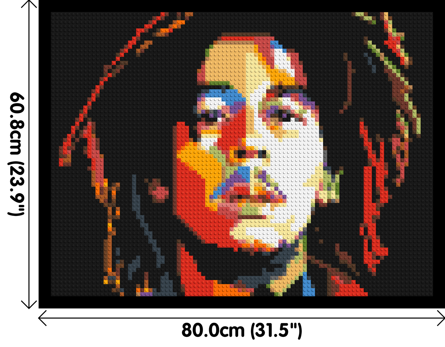 Bob Marley - Brick Art Mosaic Kit 4x3 large