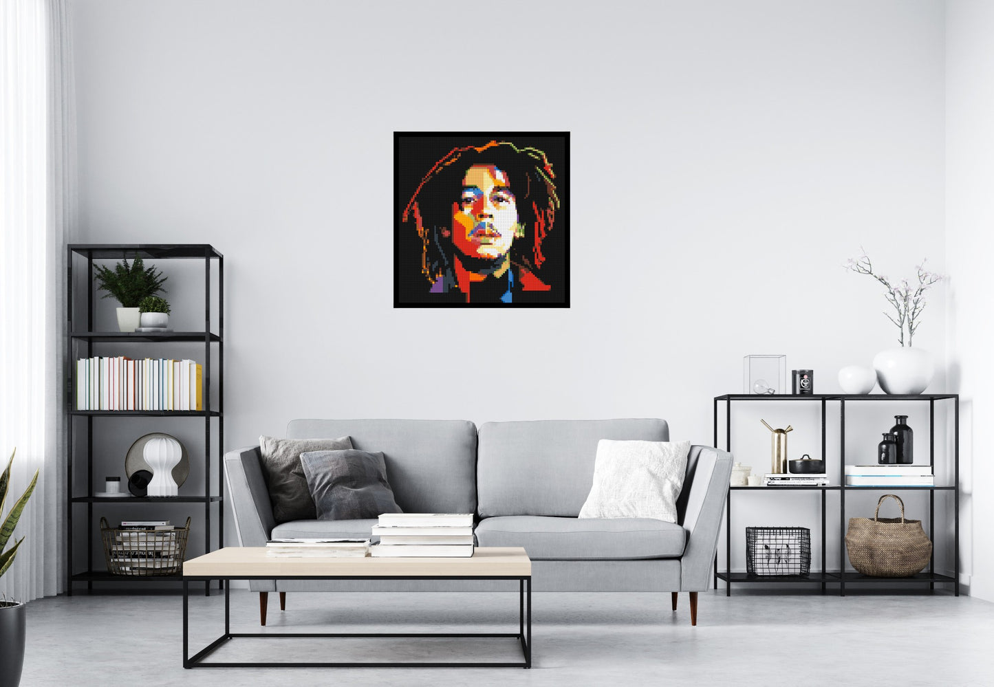 Bob Marley - Brick Art Mosaic Kit 4x4 large