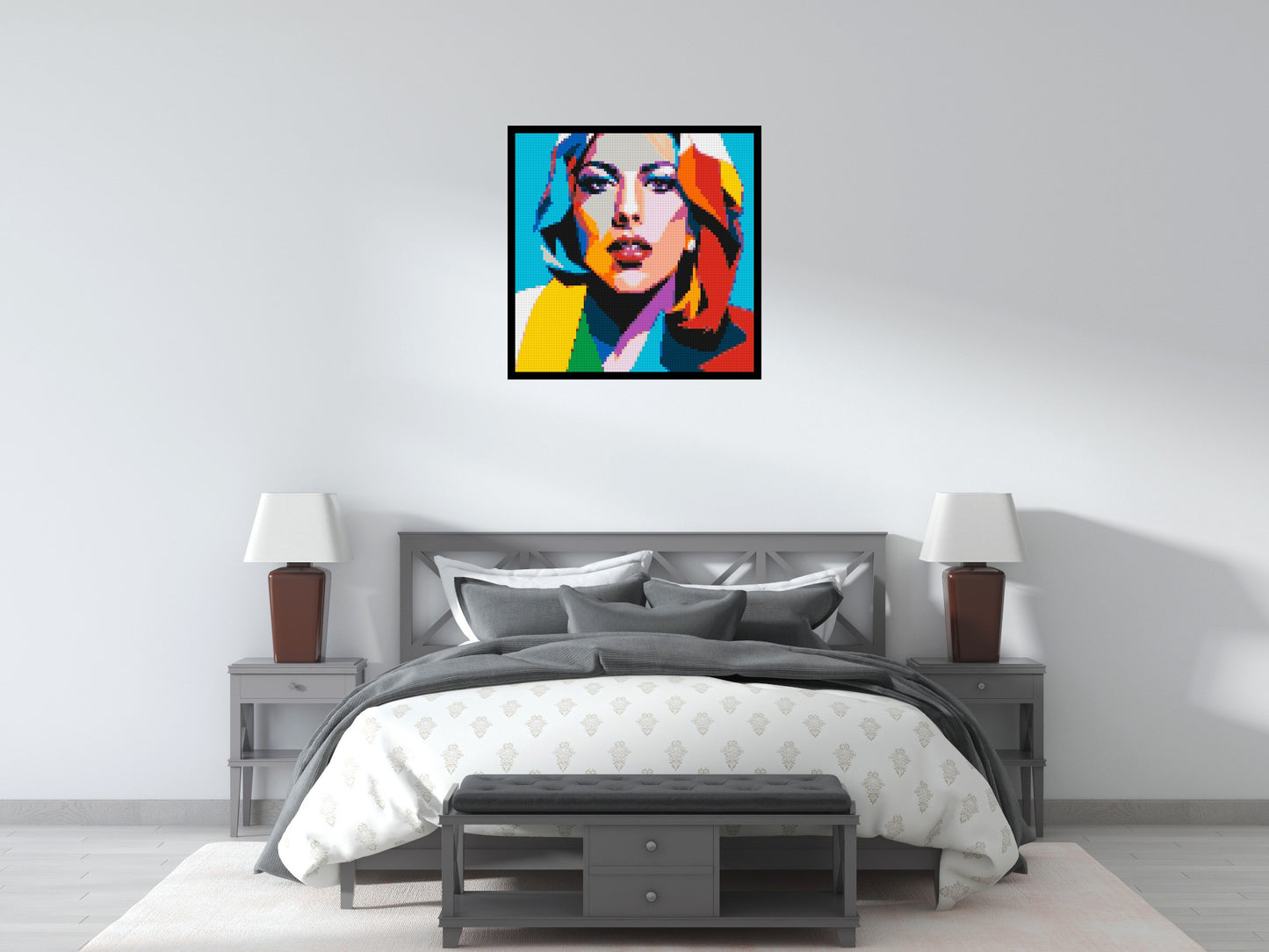 Lady Gaga - Brick Art Mosaic Kit 4x4 large