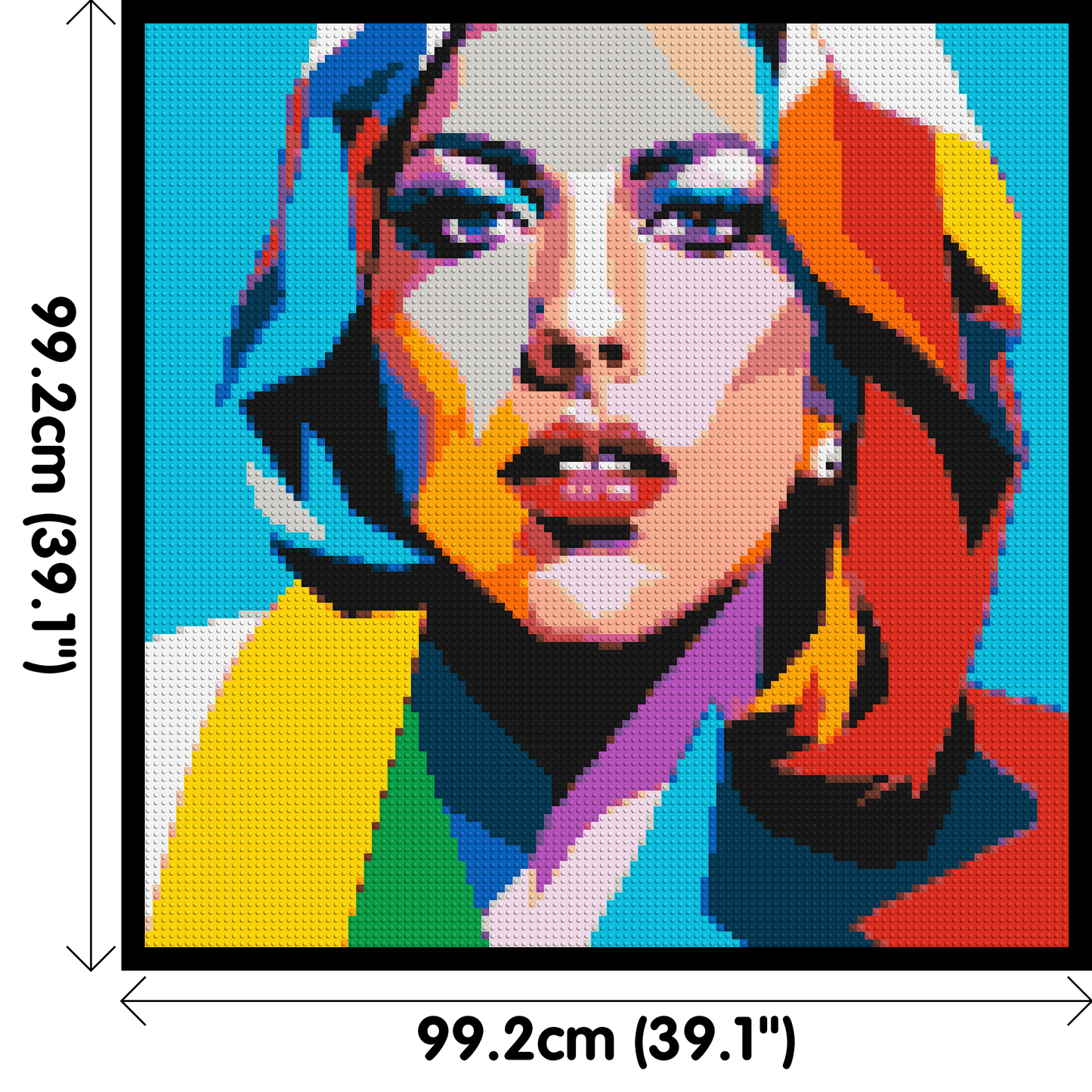 Lady Gaga - Brick Art Mosaic Kit 5x5 large