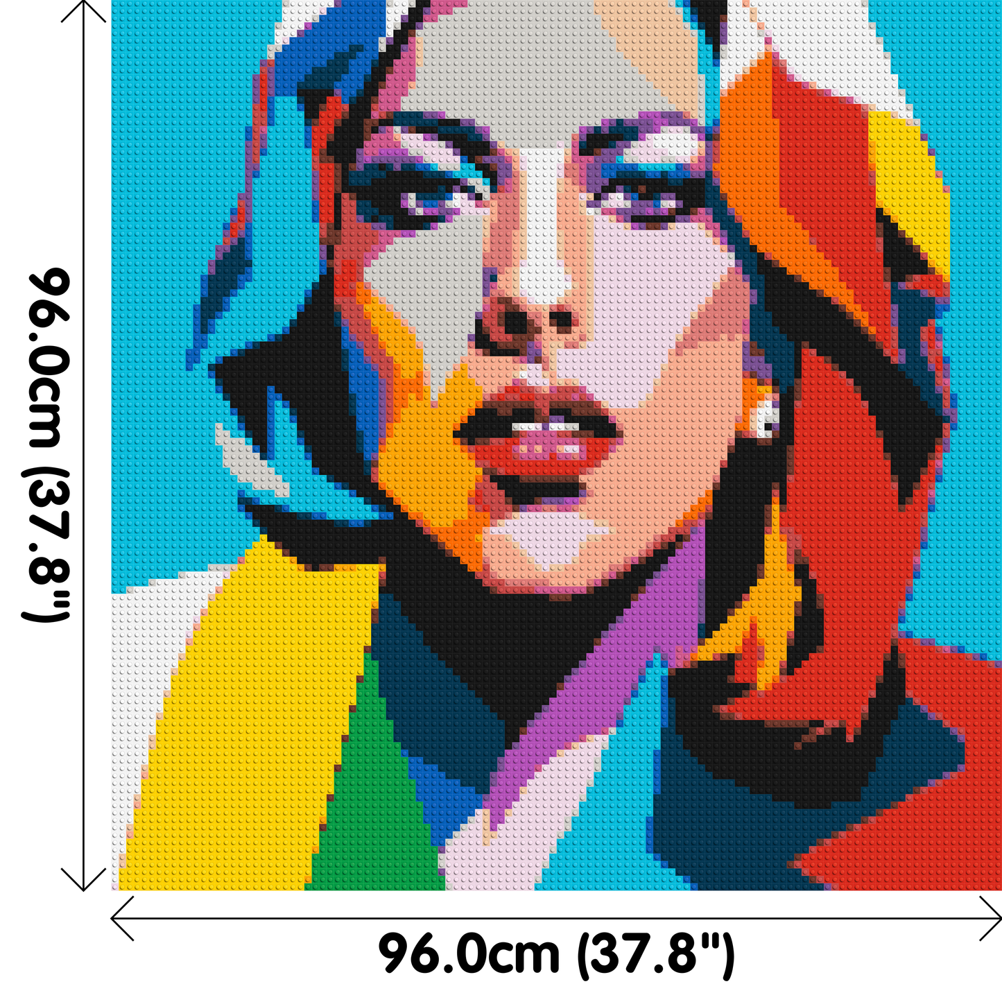 Lady Gaga - Brick Art Mosaic Kit 5x5 large