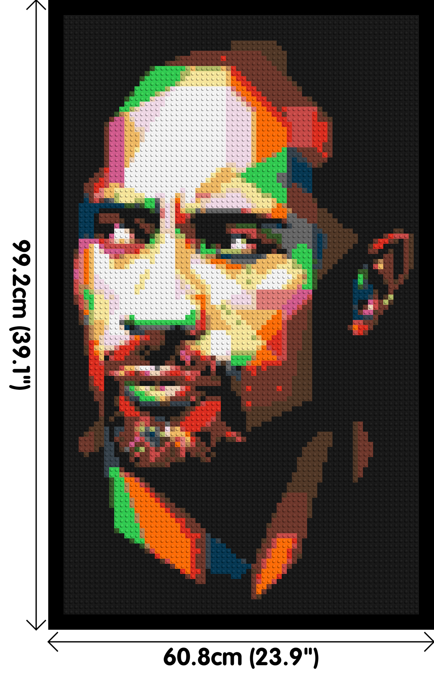 The Rock - Brick Art Mosaic Kit 3x5 large