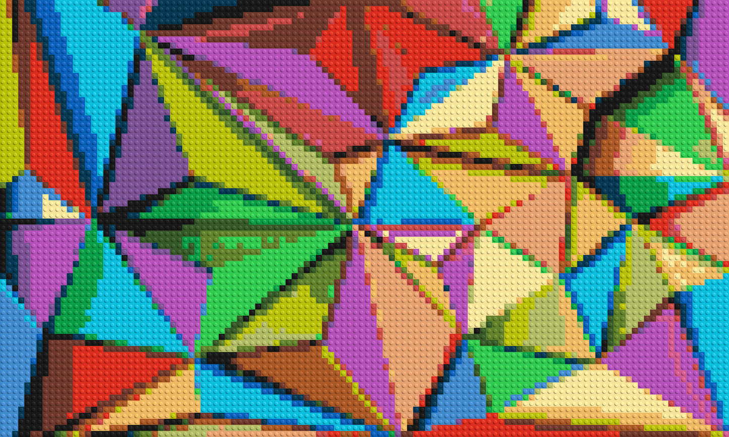 Abstract Pattern #9 - Brick Art Mosaic Kit 5x3 large