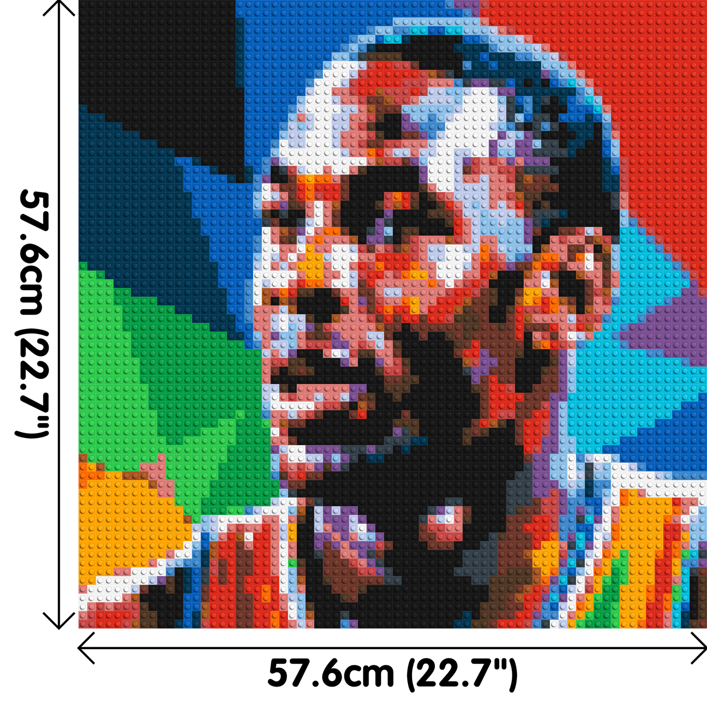 Michael Jordan - Brick Art Mosaic Kit 3x3 large