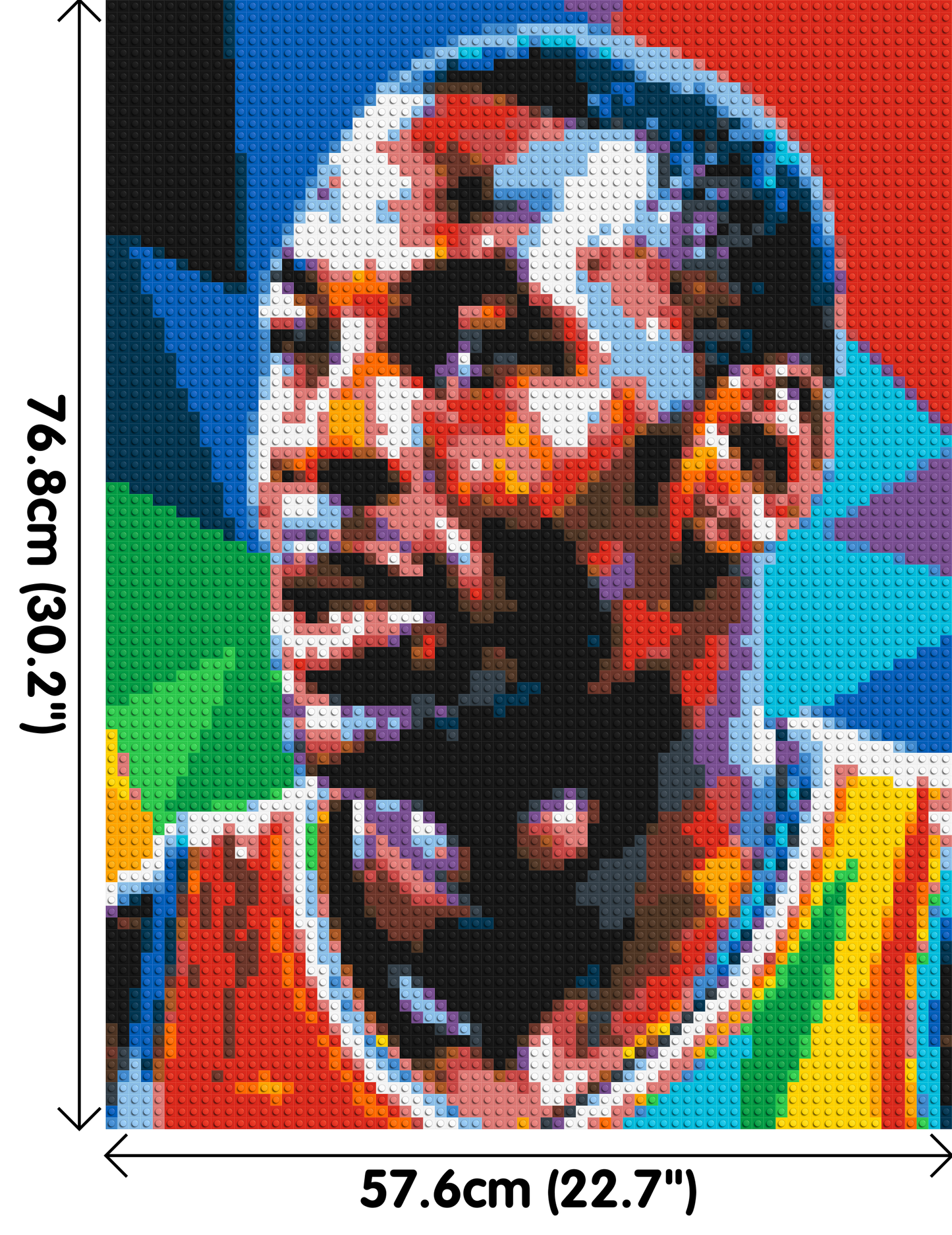 Michael Jordan - Brick Art Mosaic Kit 3x4 large