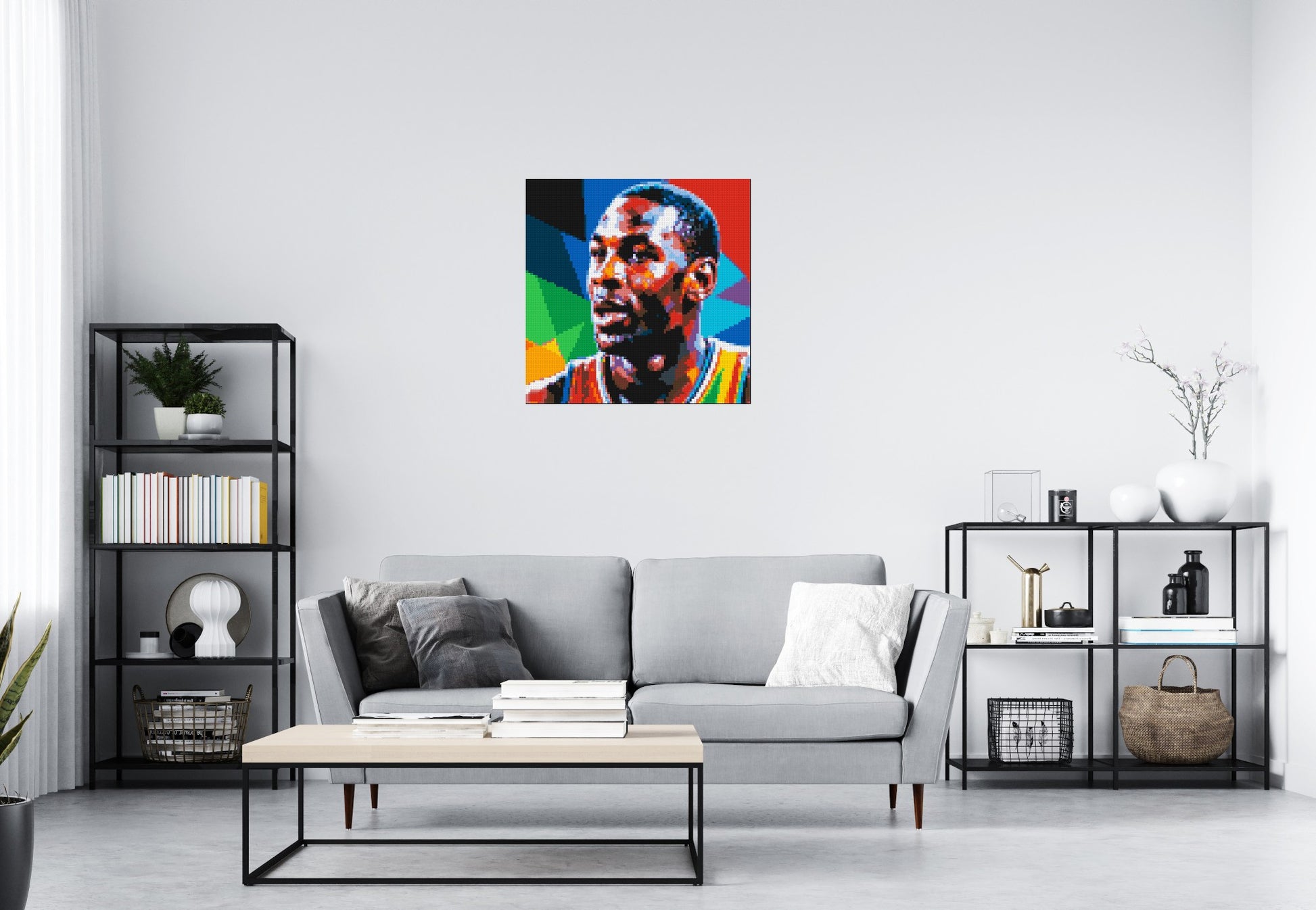 Michael Jordan - Brick Art Mosaic Kit 4x4 scene