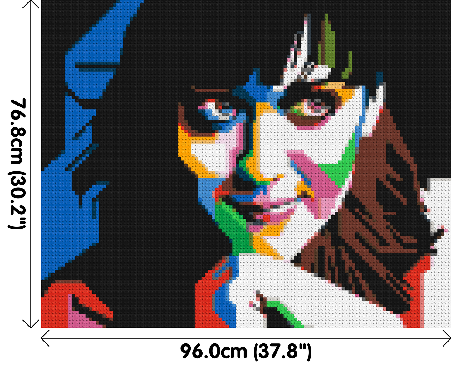 Katy Perry - Brick Art Mosaic Kit 5x4 large