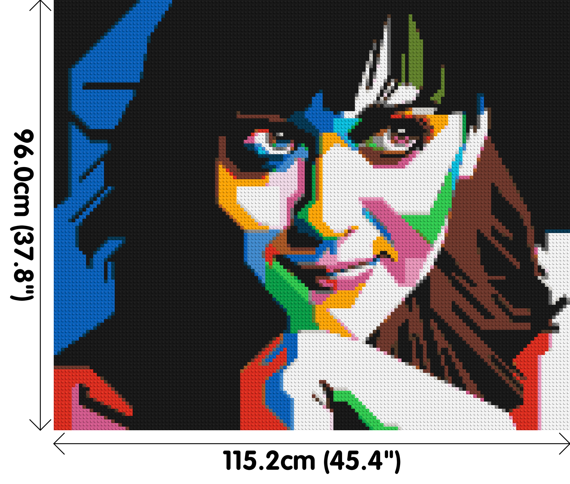 Katy Perry - Brick Art Mosaic Kit 6x5 dimensions