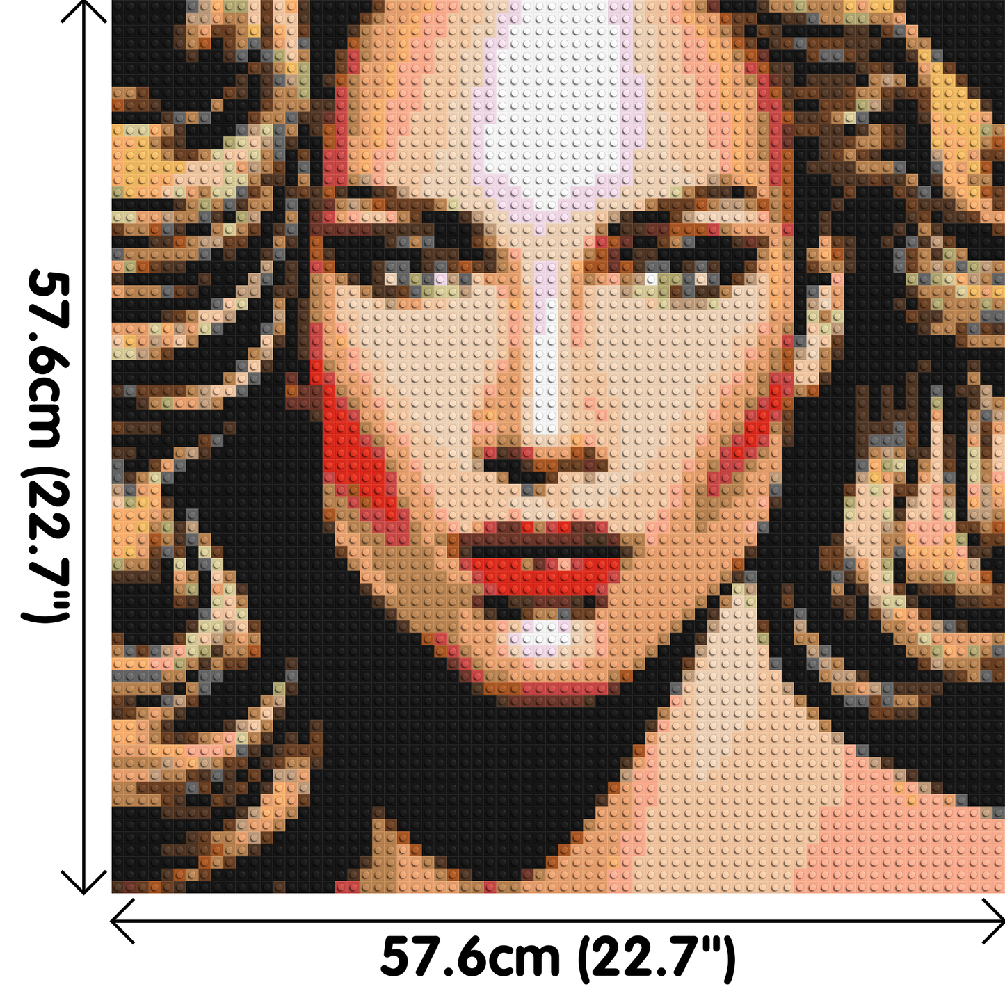 Jennifer Lopez - Brick Art Mosaic Kit 3x3 large