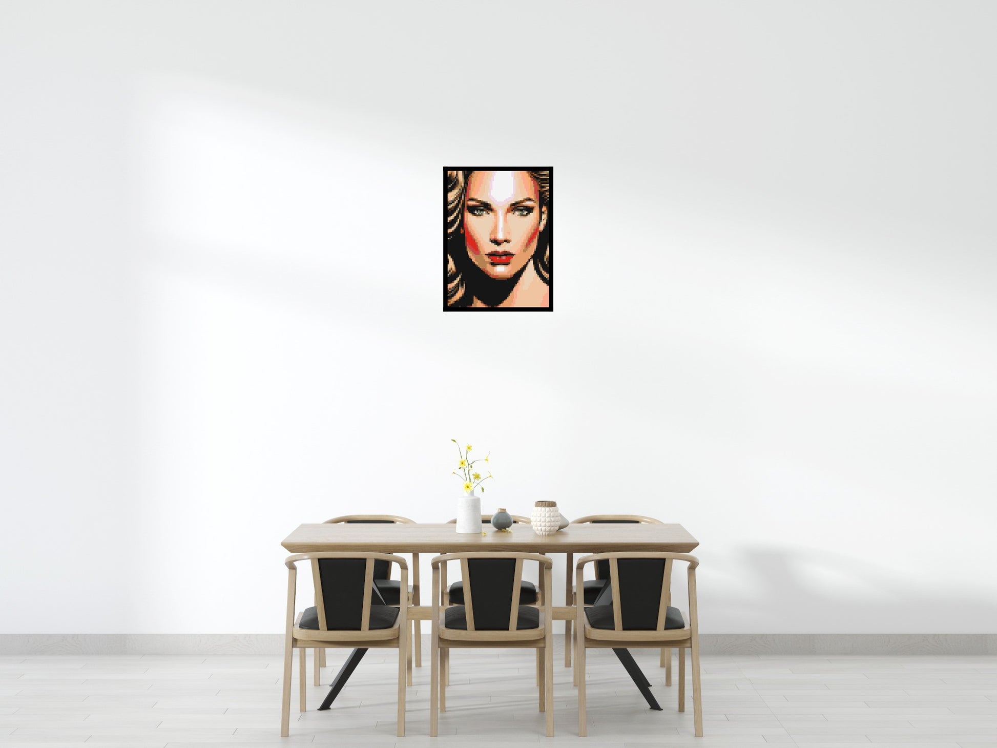 Jennifer Lopez - Brick Art Mosaic Kit 3x4 scene with frame