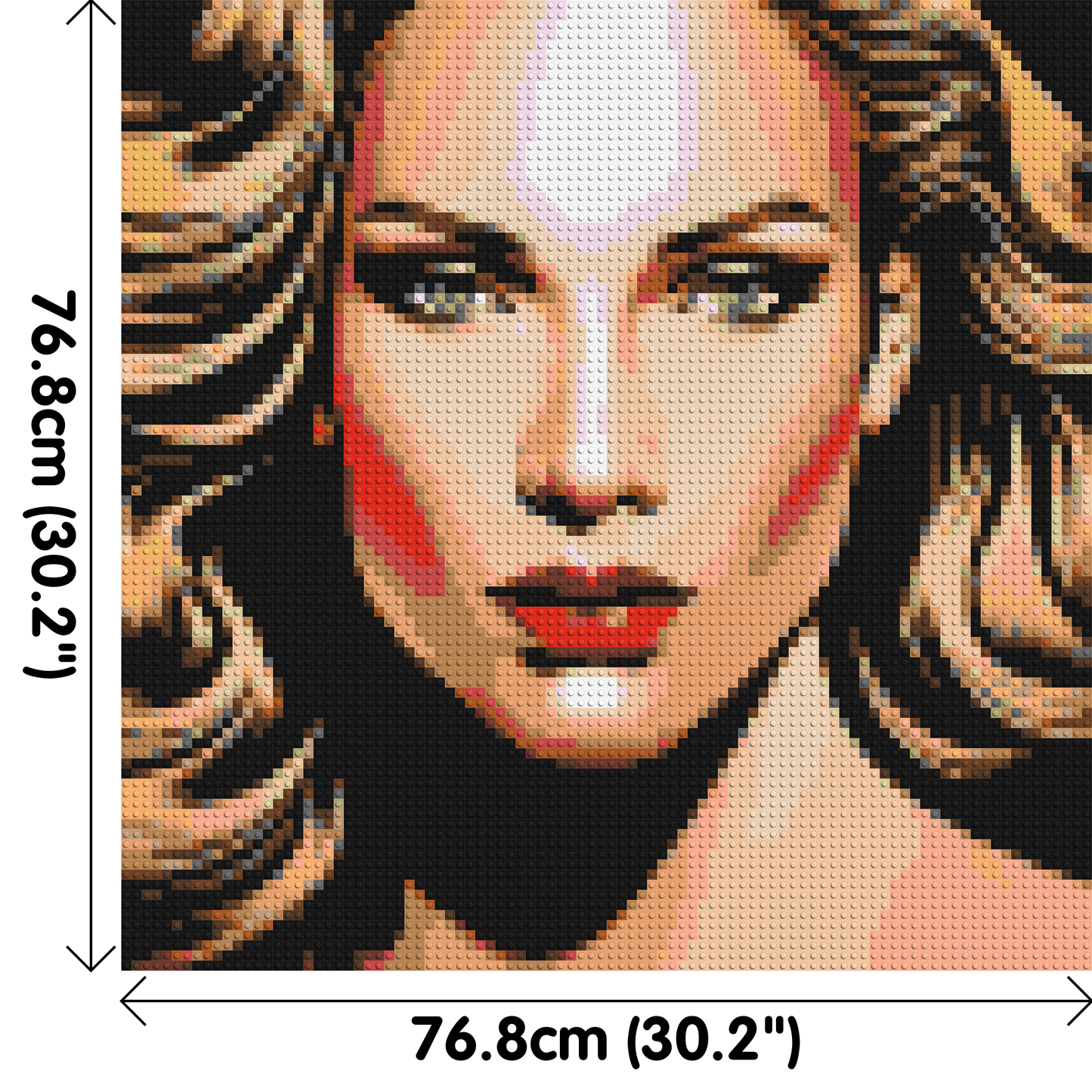 Jennifer Lopez - Brick Art Mosaic Kit 4x4 large