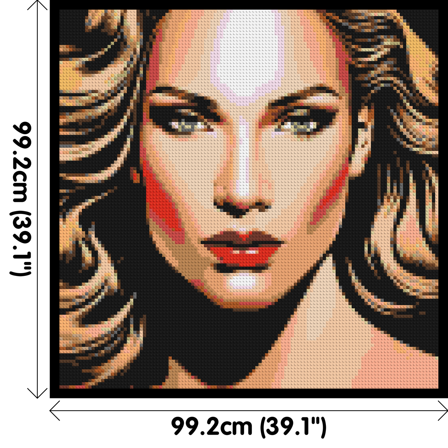 Jennifer Lopez - Brick Art Mosaic Kit 5x5 large