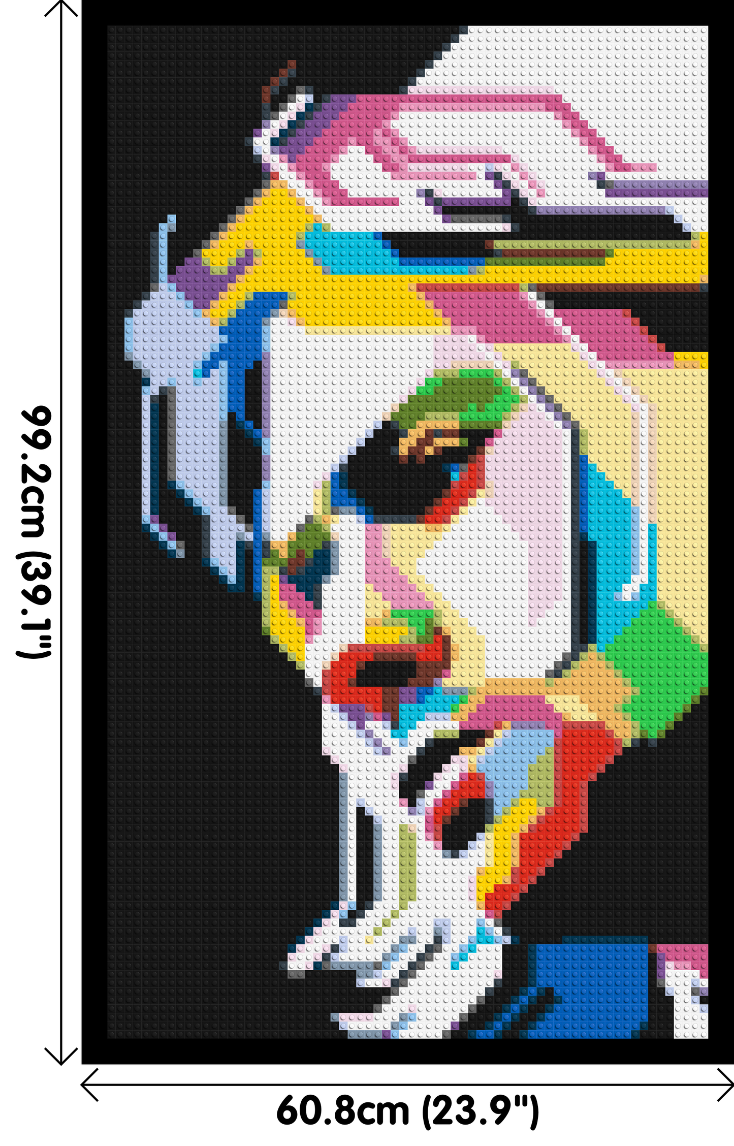 Kurt Cobain - Brick Art Mosaic Kit 3x5 large